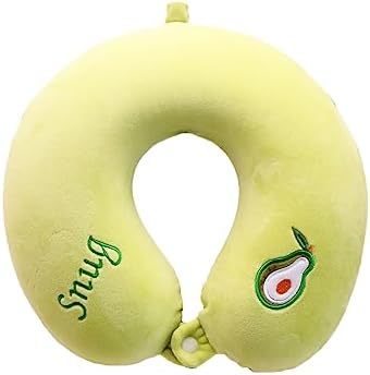  CHDN Travel Pillow Cute Comfortable&Washable Neck Pillow For Airplane Travel Office(Drak Blue)
