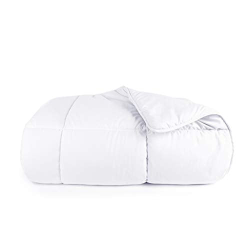  Box Quilted Comforter, Twin Size, Pink