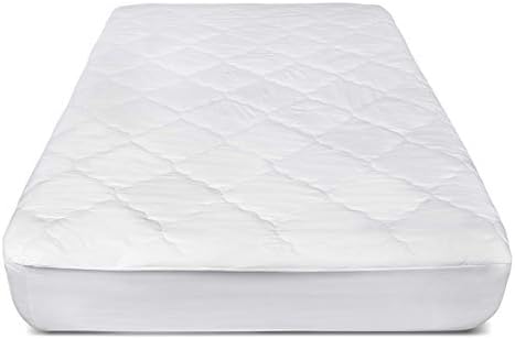  Micropuff Full XL Size Mattress Pad - Luxurious Soft & Comfortable Mattress Protector - Noiseless Mattress Cover - Mattress Topper Stretches Up To 15” - Alternative Filling-Cooling Mattress Pad