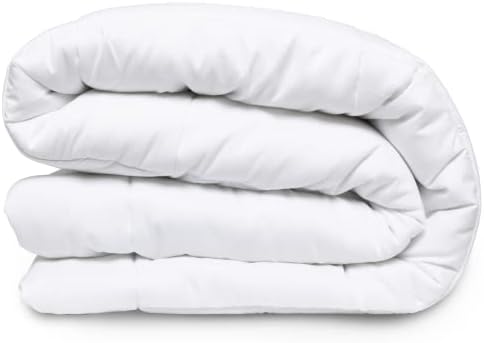  Uvet Insert Twin - Lightweight Down Comforter For Twin Size Bed - Cooling, Microfiber, Down Alternative Fill - Machine Washable, White﻿