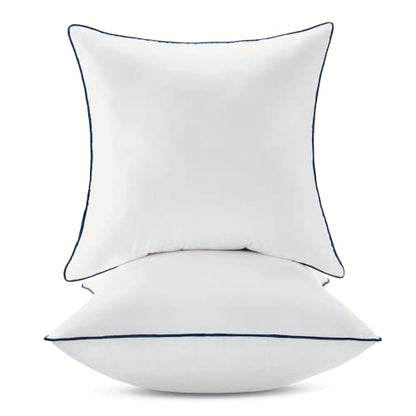  Ichrysania 18 X 18 Pillow Inserts Set Of 2 With 100% Cotton Cover Couch Pillows Bed Pillows Throw 18 Pillow Inserts Sofa Chair Pillows Square Decorative Pillows