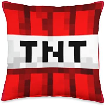  TopsandthePops 64 Gaming TNT Dynamite Explosive Design 32 Bit Throw Pillow, 18x18, Multicolor