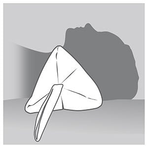  Original Bones NeckBone Chiropractic Cervical Pillows In Poly Cotton, Black, Zipper Access For Comfort Adjustment