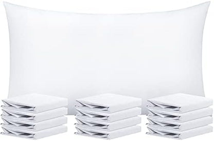  NTBAY 12 Pack 100% Brushed Microfiber Queen Pillowcases, Super Soft And Cozy, Wrinkle, Fade, Stain Resistant With Envelope Closure Pillow Cases, 20x30 Inches, Dark Grey