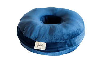  West Hollow Haven Piercing Pillow | Ear Pillow W/Cotton Inner Cover & Polyester Filling |Washable Pillow Case | Donut Pillow For Ear Pain |Ear Piercing & Side Sleeping | Ear Pain Pillows W/Holes