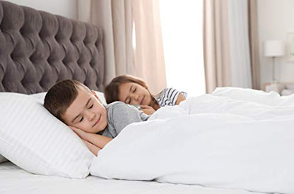  Down Alternative Comforter - Quilted Comforter - King Size Comforter - All Season Quilted Duvet Insert, White