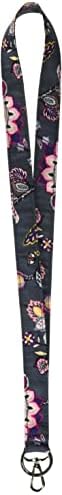  Vera Bradley Women's Organizer Medium Cosmetic Makeup Bag, Denim Gray, One Size