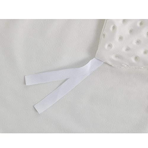  RelaxBlanket 60''x80'' Duvet Cover For Weighted Blanket | Premium Super Soft Minky Dot | White