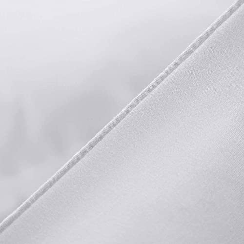  Down Alternative Comforter (Twin, White) - All Season Comforter - Plush Siliconized Fiberfill Duvet Insert - Box Stitched
