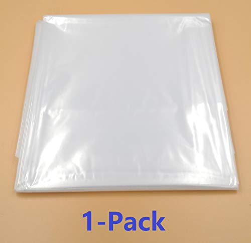  4 Mil Extra Thick Sealable Mattress Bag With Adhesive Strip For Moving And Storage, Heavy Duty, Fits King And Cal King, 1-Pack