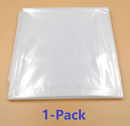  4 Mil Extra Thick Sealable Mattress Bag With Adhesive Strip For Moving And Storage, Heavy Duty, Fits King And Cal King, 1-Pack