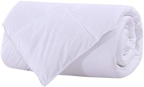  Abripedic Bamboo Fiber Filled Blanket, Down Alternative Duvet Insert, 100% Cotton Shell, Breathable, Hypoallergenic, Twin/Twin Extra Long Size, White