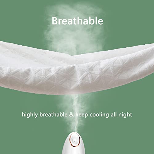 Remium 100% Waterproof Mattress Protector Queen Size Bed Bamboo Mattress Cover Breathable 3D Air Fabric Cooling Mattress Pad Cover Smooth Soft Noiseless Washable, 8''-21'' Deep Pocket