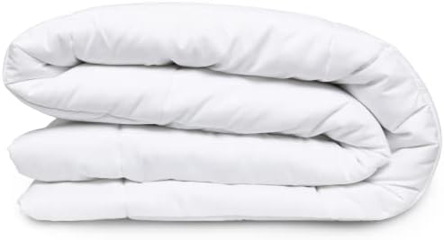  Uvet Insert Twin - Lightweight Down Comforter For Twin Size Bed - Cooling, Microfiber, Down Alternative Fill - Machine Washable, White﻿
