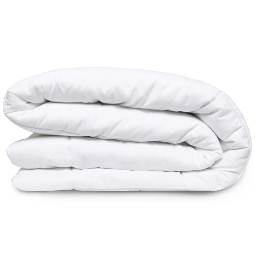  Uvet Insert Twin - Lightweight Down Comforter For Twin Size Bed - Cooling, Microfiber, Down Alternative Fill - Machine Washable, White﻿