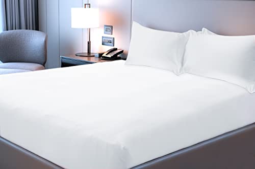  Oakias Twin Fitted Sheets White – Pack Of 2 Bottom Sheets – Soft Brushed Microfiber Elastic Sheets For Bed – Shrinkage & Fade Resistant Sheets – Machine Washable
