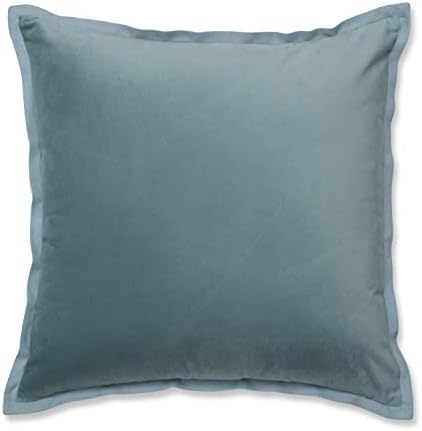  Pillow Perfect Indoor Velvet Collection Lumbar Pillow, 12" X 20", Black