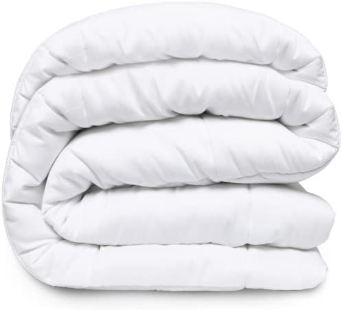  Uvet Insert Twin - Lightweight Down Comforter For Twin Size Bed - Cooling, Microfiber, Down Alternative Fill - Machine Washable, White﻿
