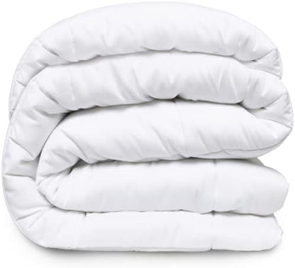  Uvet Insert Twin - Lightweight Down Comforter For Twin Size Bed - Cooling, Microfiber, Down Alternative Fill - Machine Washable, White﻿