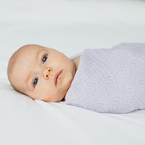  Aden + Anais Essentials Swaddle Blanket, Muslin Blankets For Girls & Boys, Baby Receiving Swaddles, Newborn Gifts, Infant Shower Items, Toddler Gift, Wearable Swaddling Set, 4 Pack, Damsel