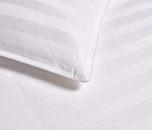  500 Thread Count Damask Stripe (2 CM) Duraloft Down Alternative Comforter, FQ