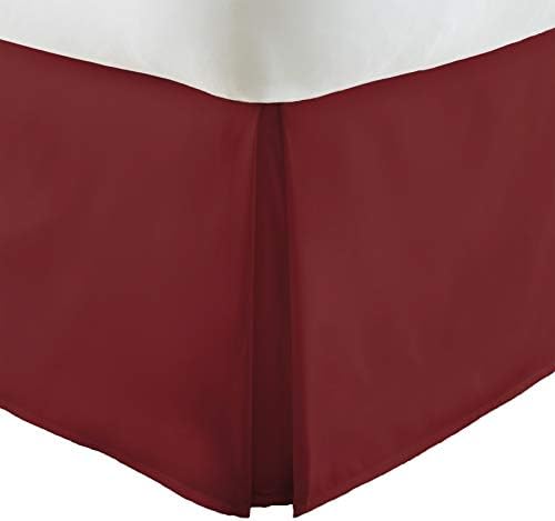  EH-BEDSKIRT-KING-GRAY Home Collection Pleated Bed Skirt, King, Gray