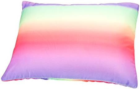  FABSKIY Squishy Neck Microbead Throw Pillow With Removable Cover, 16 And 12Inches Soft Travel Body Bed Pillow Bead Pillow For Kids Adult Chair Sleeping Car Seat (Ocean Blue)
