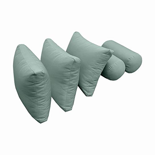  *Cover ONLY*-Style 3 Outdoor Daybed Mattress Bolster Back Pillow Slipcovers Knife Edge Twin-AD002