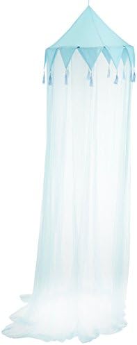  Harlequin Kids Collapsible Round Hoop Sheer Mosquito Netting Girls Bed Canopy, One Size, Pink