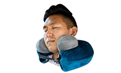  Pieceful Pillow – 3-Piece Memory Foam Travel Neck Pillow Includes 2 Soft Detachable Mini Pillows