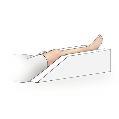  Milliard Foam Leg Elevator Cushion With Washable Cover, Support And Elevation Pillow For Surgery, Injury, Knee Replacement Or Rest