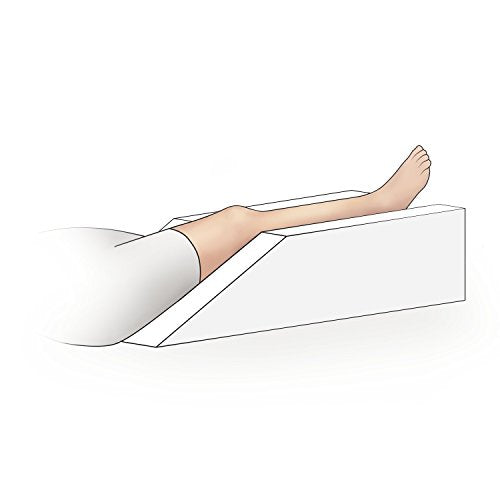  Milliard Foam Leg Elevator Cushion With Washable Cover, Support And Elevation Pillow For Surgery, Injury, Knee Replacement Or Rest