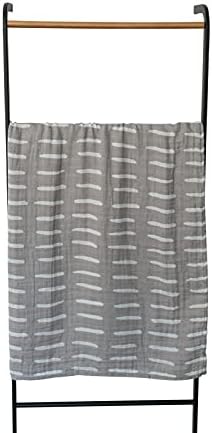  Mebie Baby Daisy Dream Muslin Swaddle, Modern And Neutral Swaddle Blanket For Baby Girl Or Boy, Soft Baby Blankets, Newborn Swaddle Blanket, 0-3 Month, Comfy Wrap, Baby Essentials & Gifts