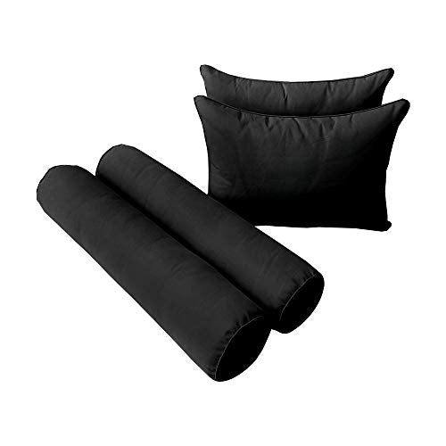 GENERIC Twin Size 5PC Pipe Outdoor Daybed Mattress Bolster Pillow Fitted Sheet Cover Only Style4 AD109