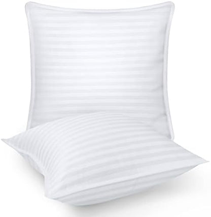  Pillows For Sleeping Queen Size (White), Set Of 2, Cooling Hotel Quality, For Back, Stomach Or Side Sleepers