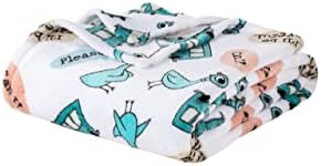  Berkshire Blanket & Mo Willems® VelvetLoft® Luxury Soft Cozy Cute Kids Throw Blanket,Gifts For Kids,Elephant & Piggie,50 In X 70 In(Official Mo Willems® Product)