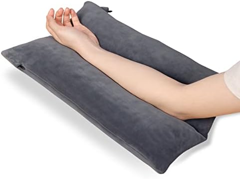  Arm Elevation Pillow Shredded Memory Foam Filled Arm Stabilizer Elevation Pillow For Swelling And Circulation Pain Relief For Arm Pain, Shoulder Surgery And Leg Injury, Removable Washable Cover
