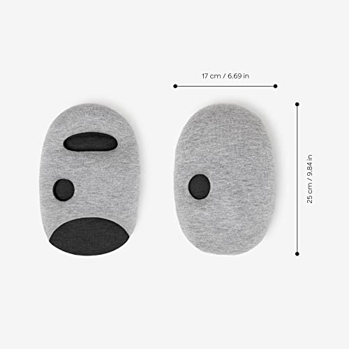  OSTRICH PILLOW MINI Travel Pillow For Airplane Head Support - Travel Accessories For Hand And Arm Rest, Power Nap On Flight And Desk - Sleepy Blue