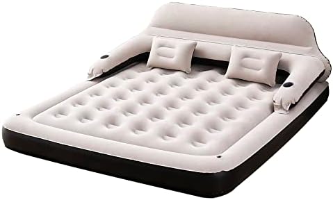  King Size Air Sofa Bed Blow Up Mattress,Inflatable Bed With Pillows And Backrest