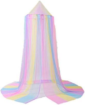  Meideli Bed Canopy For Girls Canopy For Girls Bed Canopy Tent For Girls Room Princess Bed Canopy For Girls Kids Bed Canopy Girls Rainbow Canopy For Girls Bed Pink
