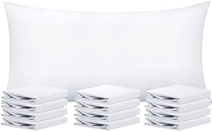  NTBAY 12 Pack 100% Brushed Microfiber Queen Pillowcases, Super Soft And Cozy, Wrinkle, Fade, Stain Resistant With Envelope Closure Pillow Cases, 20x30 Inches, Dark Grey