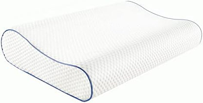  Enther Cervical Memory Foam Pillow For Sleeping, Adjustable Side Sleeper Pillow For Neck Support Shoulder Pain Relief, Orthopedic Contour Firm Pillow With Washable Cover