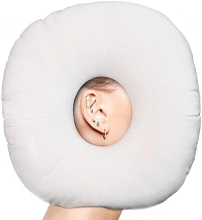  Coceyese Ear Piercing Pillow For Side Sleepers With Ear Hole, Donut Pillow For CNH And Ear Pain Ear Inflammation Pressure Sores, Ear Guard Pillow…