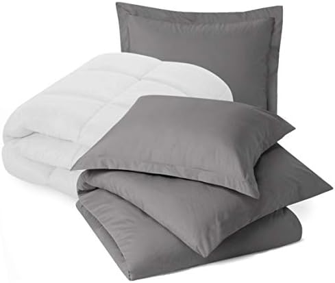  Nestl Bedding Comforter And Duvet Set, Down Alternative Comforter, Microfiber Duvet Set - Comforter Cover And 1 Pillow Sham, Twin - Lavender