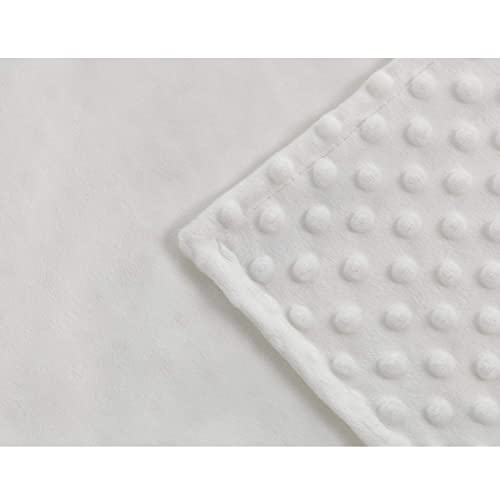  RelaxBlanket 60''x80'' Duvet Cover For Weighted Blanket | Premium Super Soft Minky Dot | White