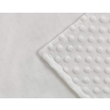  RelaxBlanket 60''x80'' Duvet Cover For Weighted Blanket | Premium Super Soft Minky Dot | White