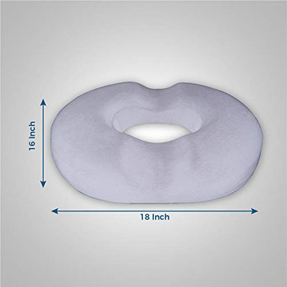  Donut Pillow Hemorrhoid Seat Cushion - Orthopedic Memory Foam – Contoured Luxury Comfort, Pain Relief And Supports Prostate, Pregnancy, Post Natal Sciatica Coccyx, Surgery & Tailbone Pressure Dr Flink