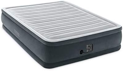 Intex Comfort Dura-Beam Airbed Internal Electric Pump Bed Height Elevated (2020 Model)