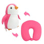  BelkVilo 3-7 Y/O Kids, Travel Pillow Kids, Neck Pillow Kids, Kid Travel Neck Pillow,Neck Pillow,Travelling Pillow Pink, Penguin PillowTravel, Kid Travell, Travel Pillow Girl, Penguin Plush