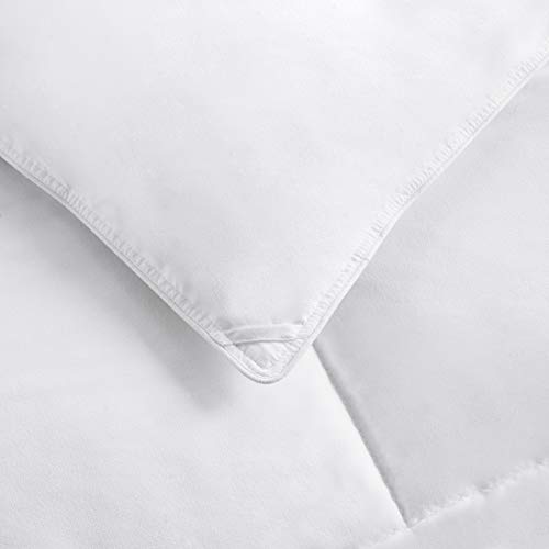Amazon Basics Down Alternative Bedding Comforter Duvet Insert - Full / Queen, White, All-Season